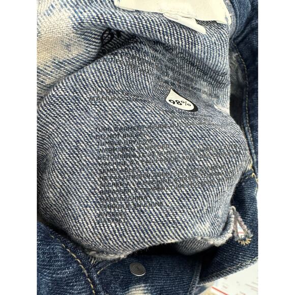 BP. Oversized Blue Bleached Wash Denim Jacket XS NWT Nordstrom - Picture 6 of 7